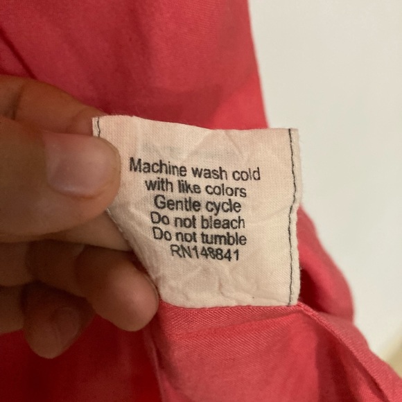 MARABELLE Woman’s midi pink/hints of gold dress - Picture 4 of 5